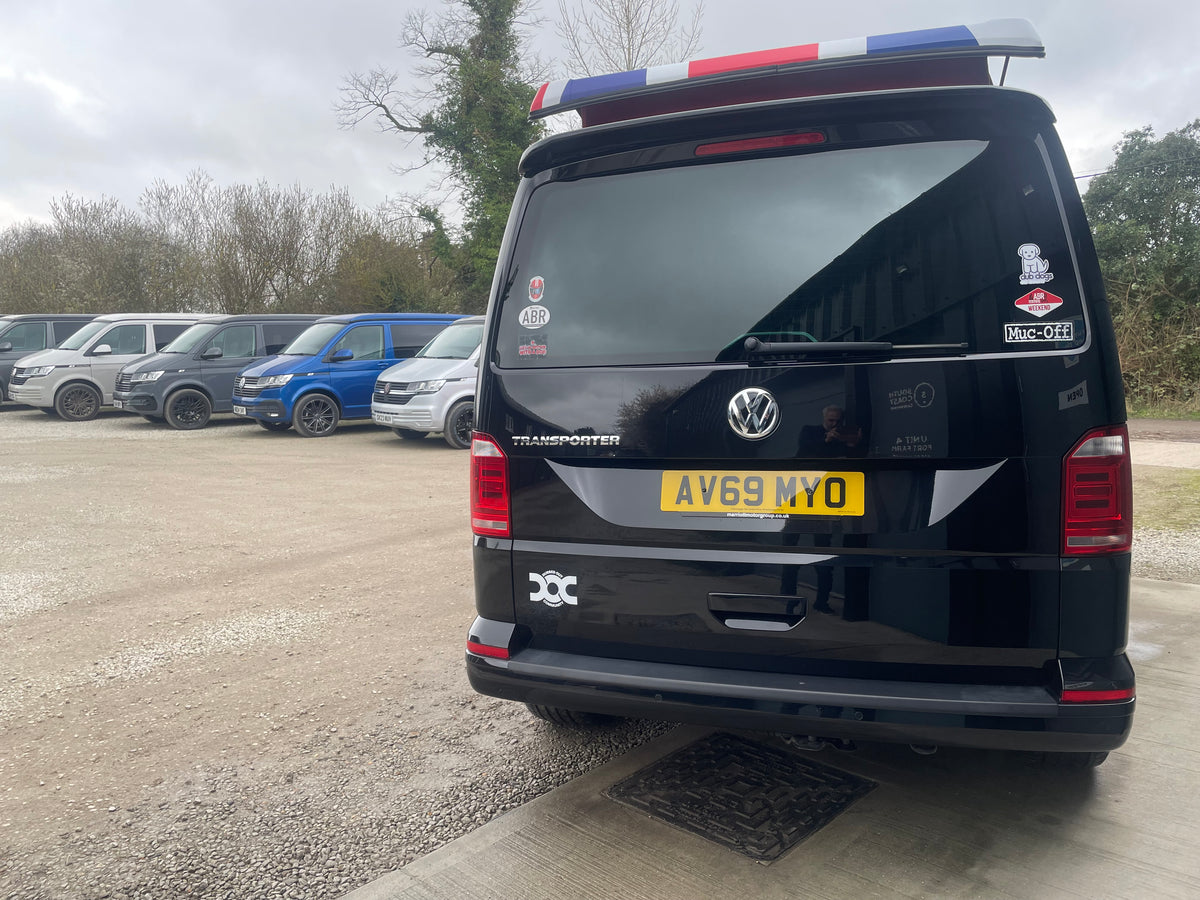 T6 Highline Campervan 2019 with Tailgate in Black - Automatic - low mileage