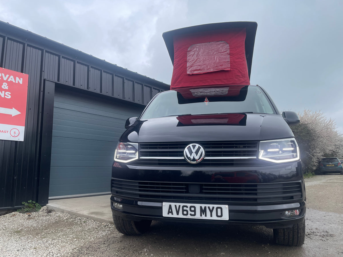 T6 Highline Campervan 2019 with Tailgate in Black - Automatic - low mileage