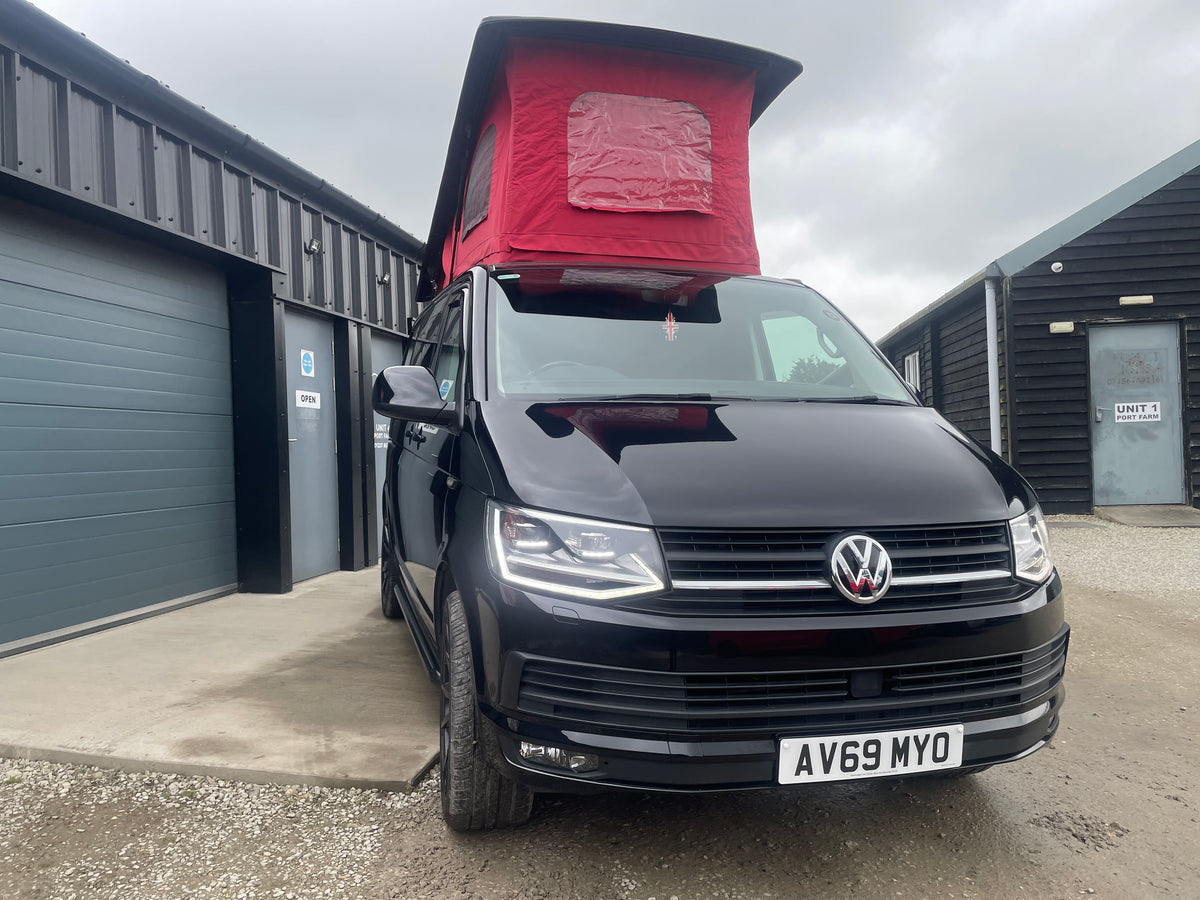 T6 Highline Campervan 2019 with Tailgate in Black - Automatic - low mileage