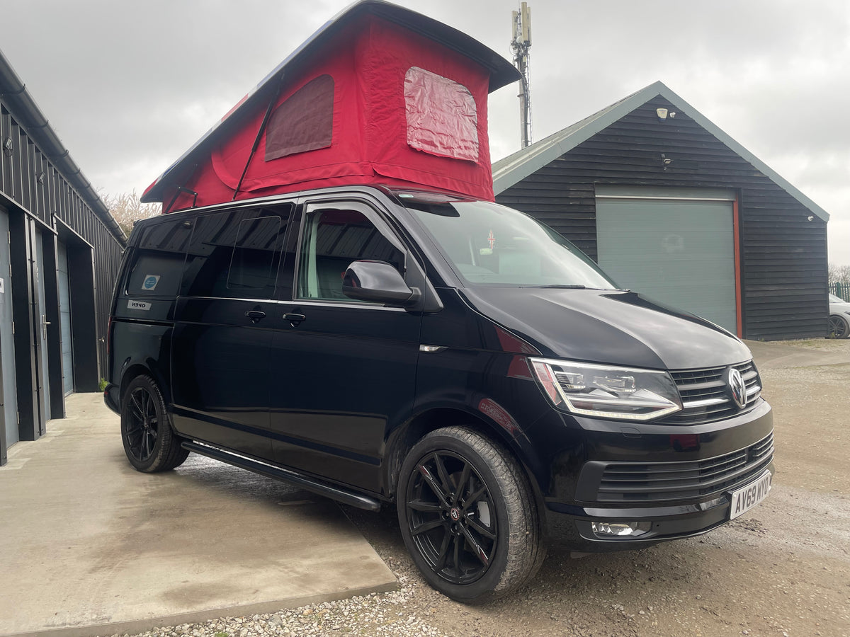 T6 Highline Campervan 2019 with Tailgate in Black - Automatic - low mileage