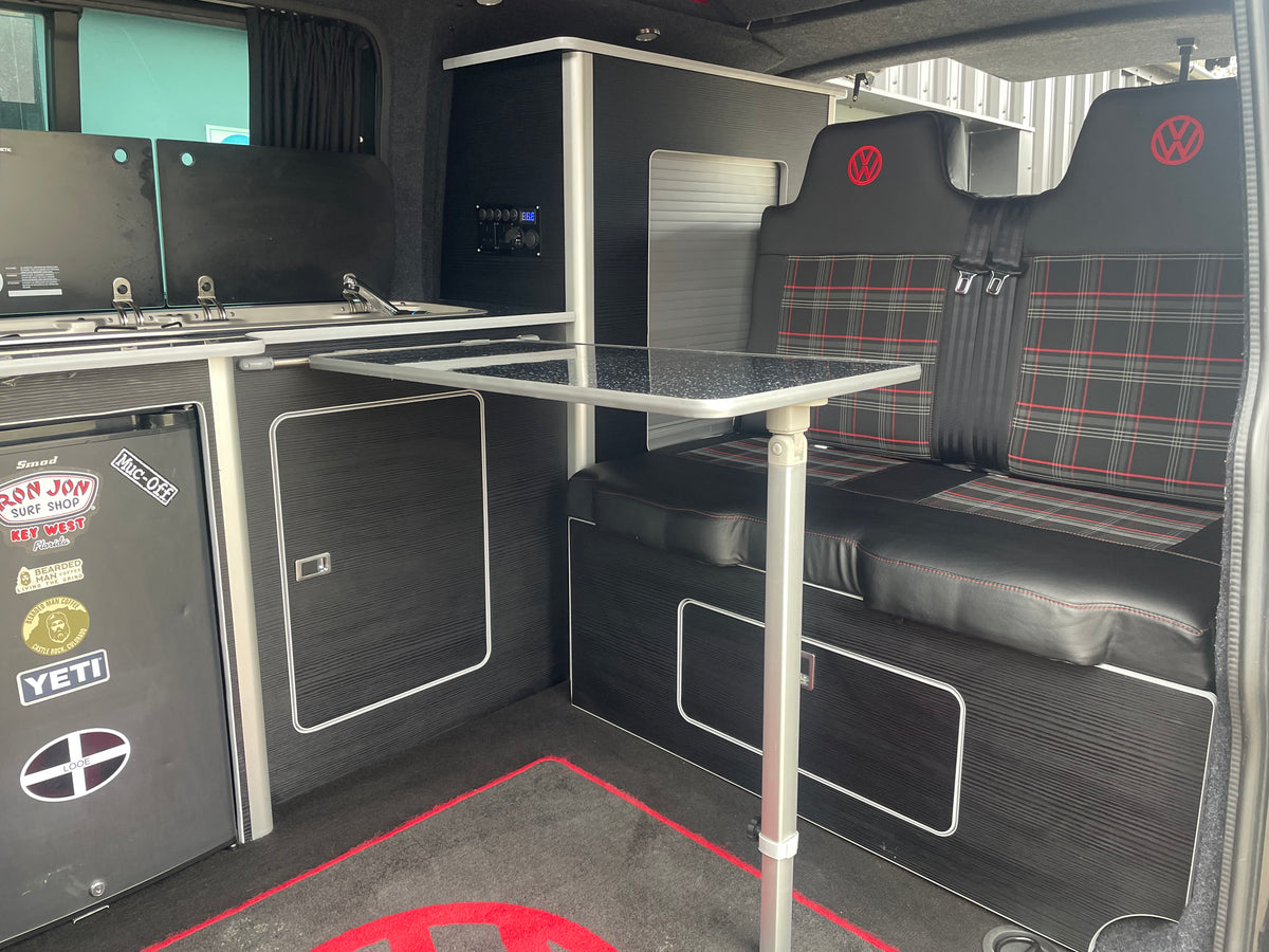 T6 Highline Campervan 2019 with Tailgate in Black - Automatic - low mileage