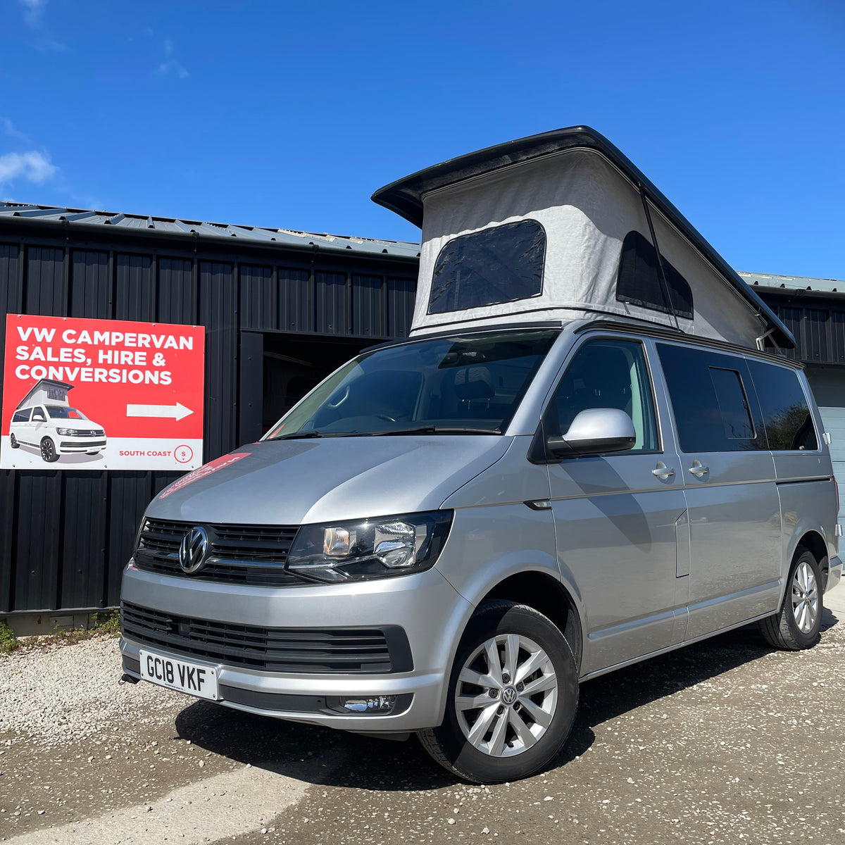 VW Highline T6 Campervan Silver 150bhp 6 speed manual