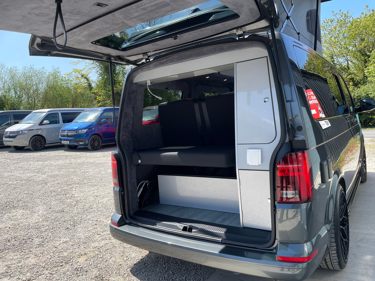 T6.1 Highline DSG All Seasons Campervan - Indium Grey with very low mileage RIB bed