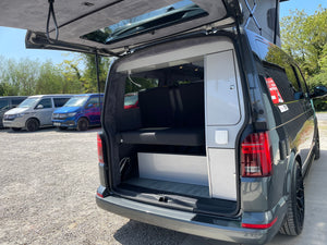 T6.1 Highline DSG All Seasons Campervan - Indium Grey with very low mileage RIB bed