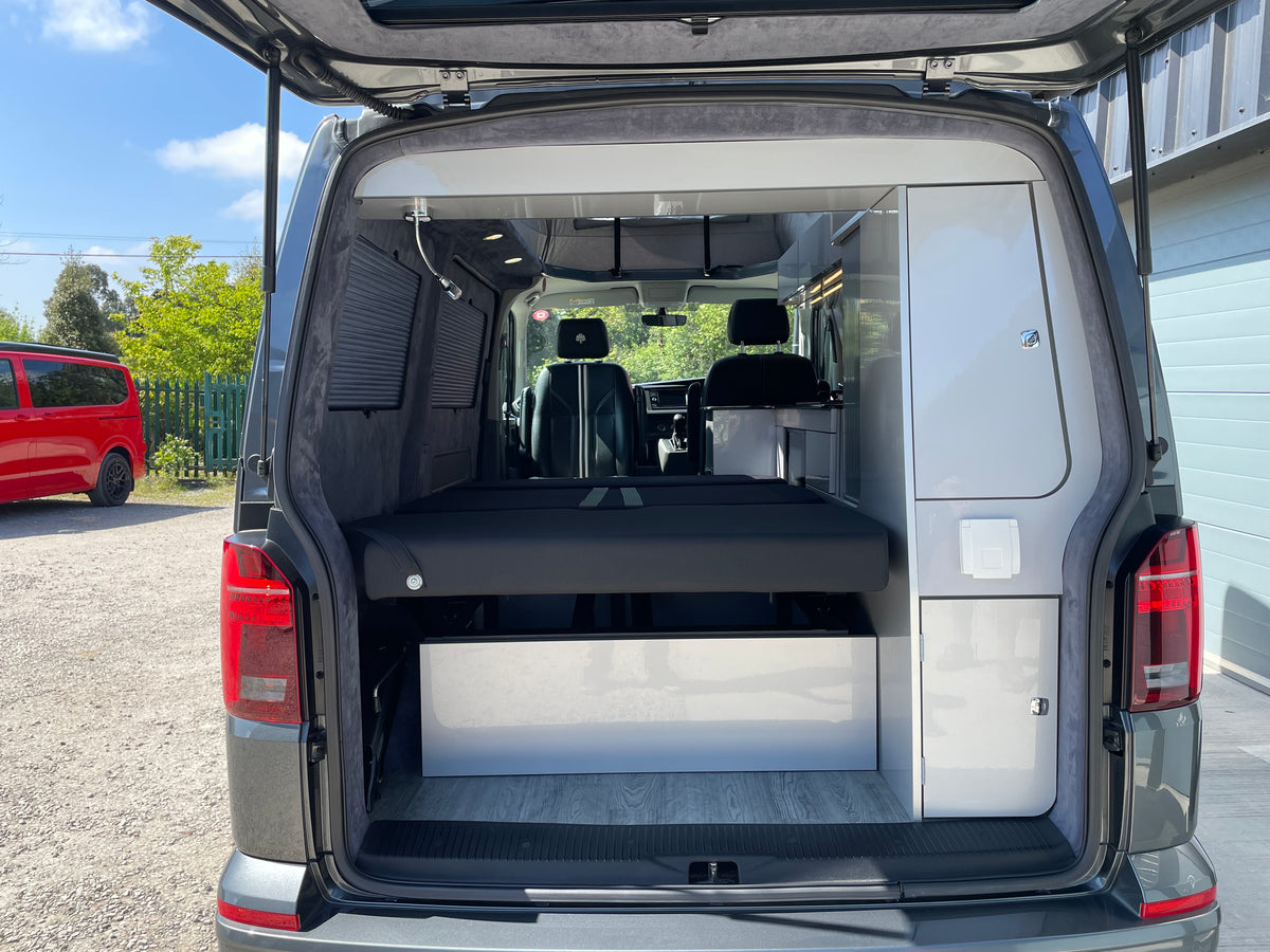 T6.1 Highline DSG All Seasons Campervan - Indium Grey with very low mileage RIB bed
