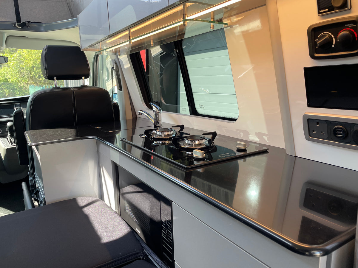 T6.1 Highline DSG All Seasons Campervan - Indium Grey with very low mileage RIB bed