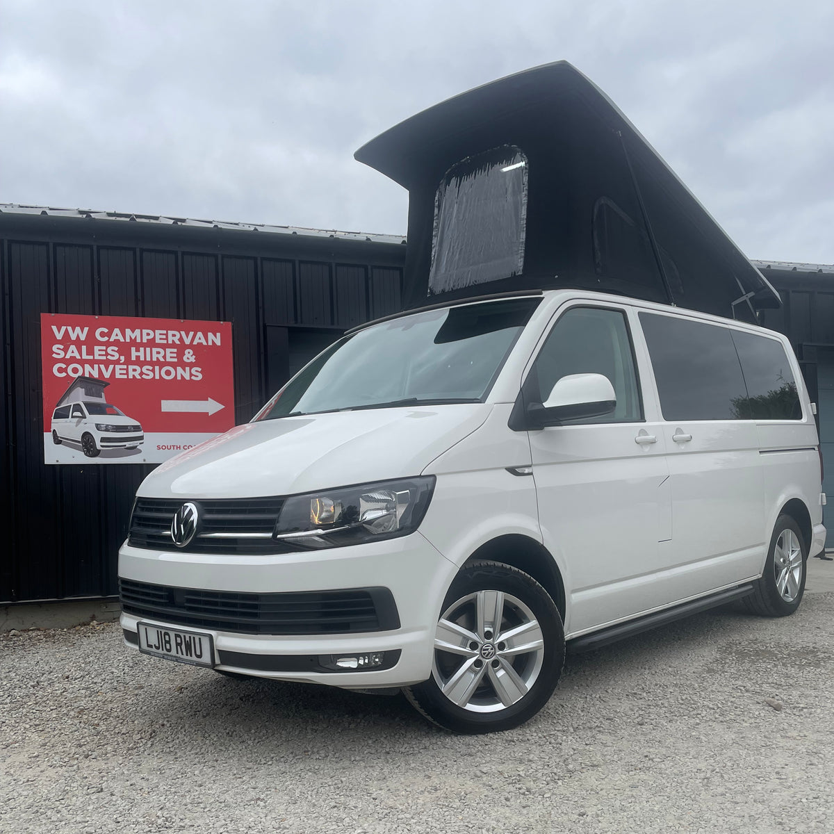 T6 Highline Campervan with air con (18 plate) - White