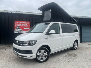 T6 Highline Campervan with air con (18 plate) - White