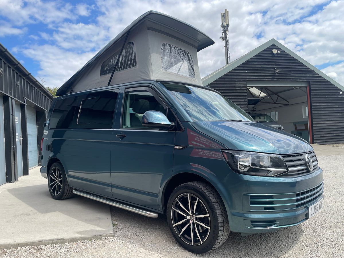 2016 VW Transporter T6 Green SWB CamperKing Conversion