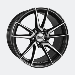 DRC DLA alloy wheels in Black Polished