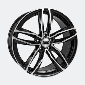 DRC DAA alloy wheels in Black Polished