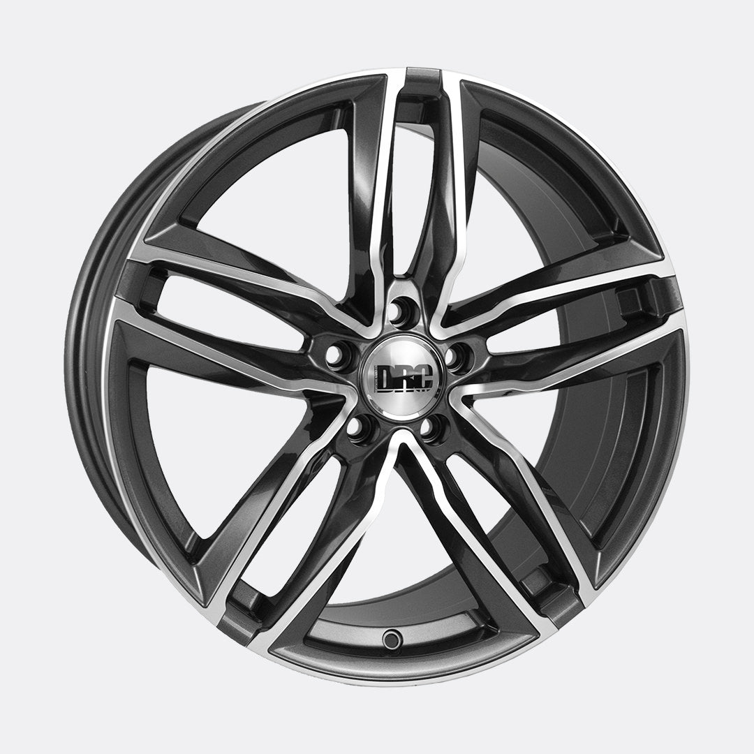 DRC DAA alloy wheels in Gunmetal Polished