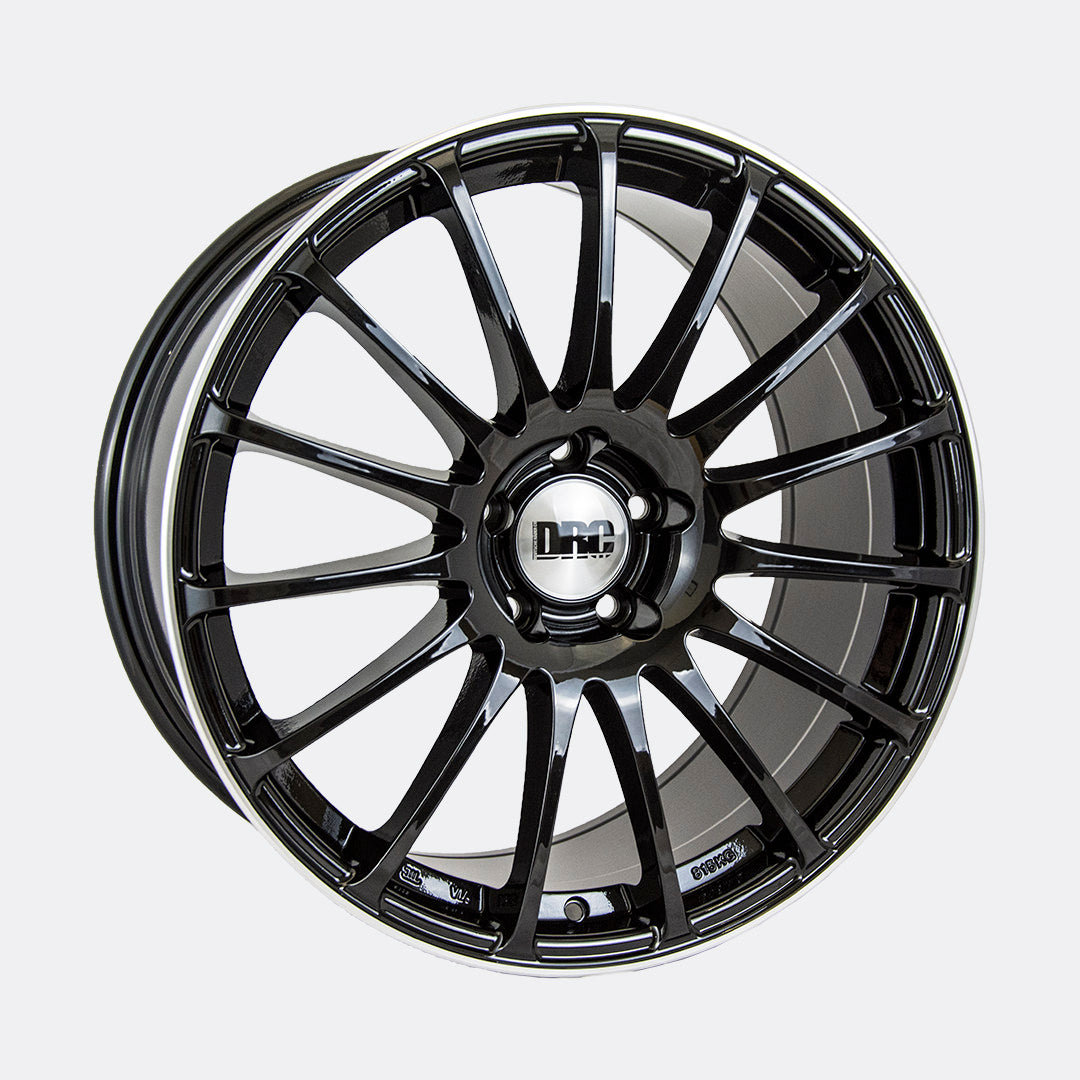 DRC Rapide alloy wheels in Black Polished