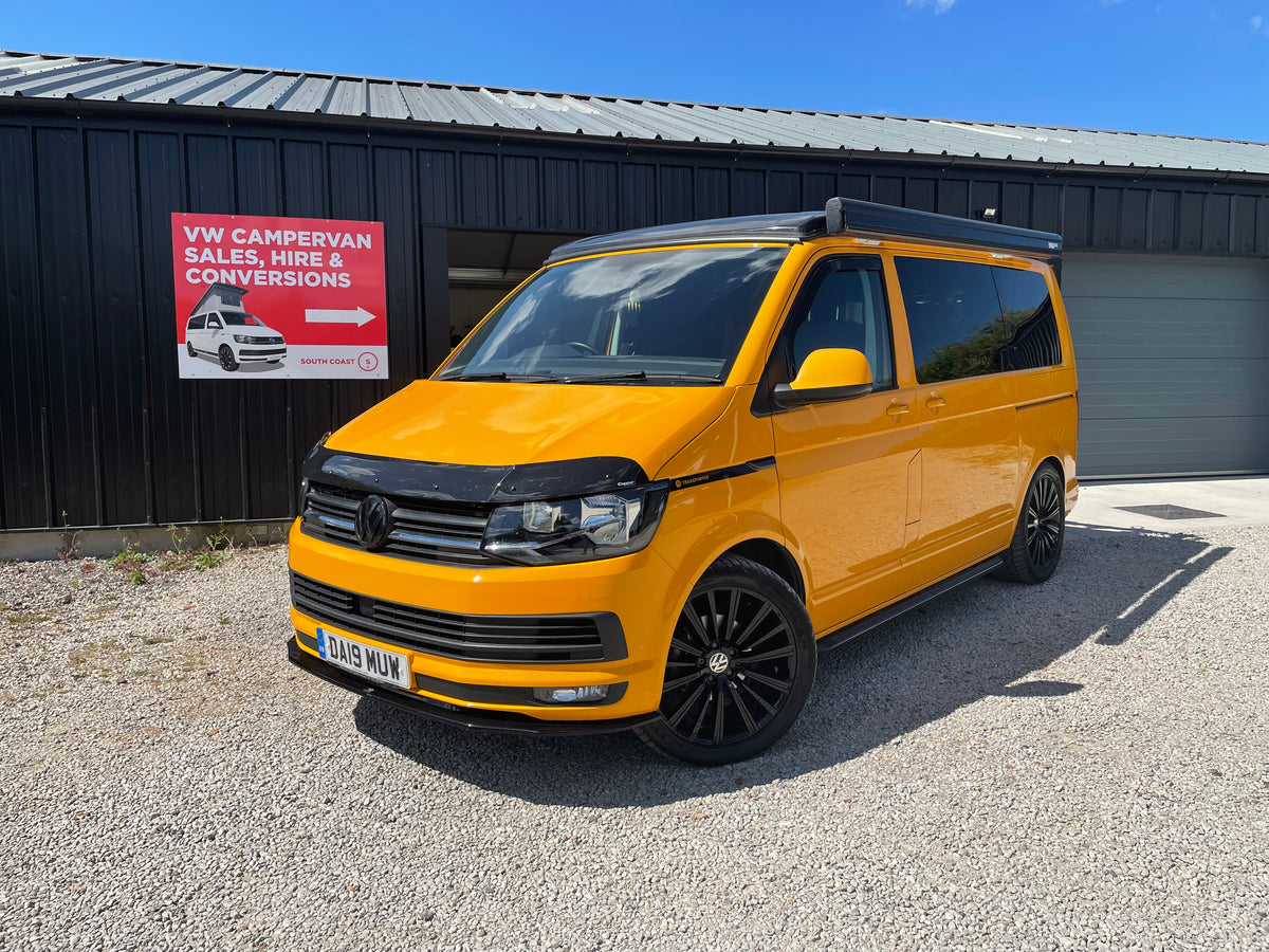 VW Highline T6 Campervan in Yellow
