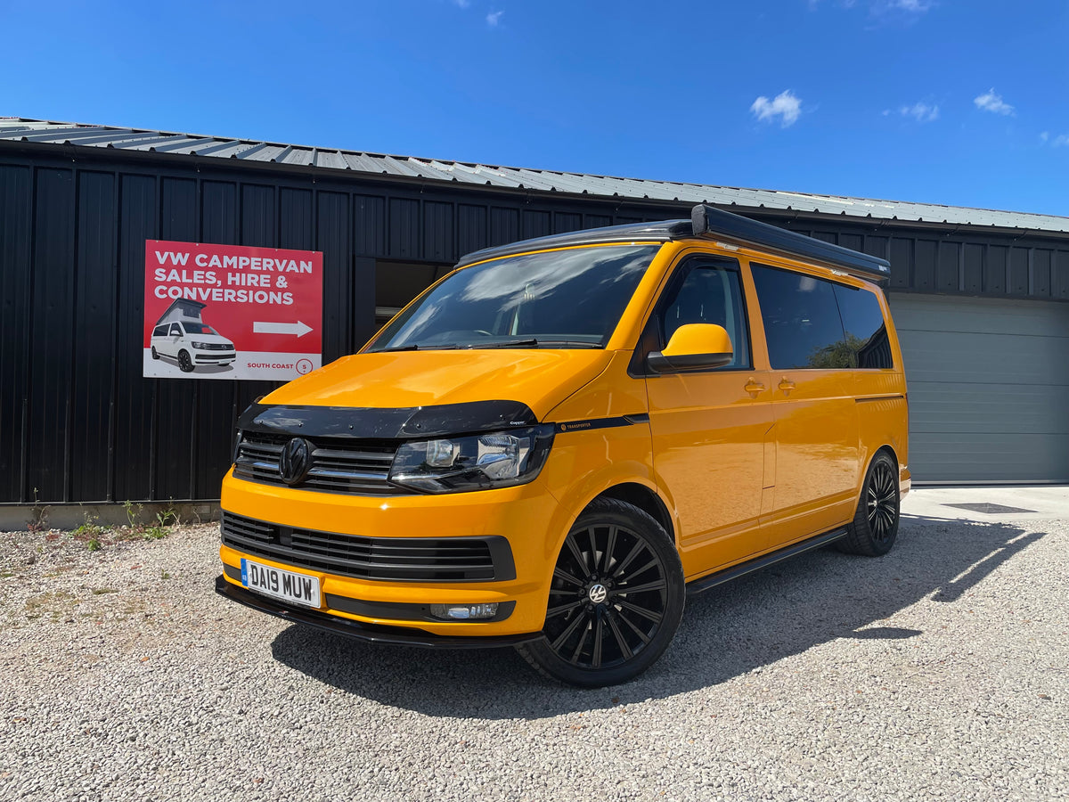 VW Highline T6 Campervan in Yellow