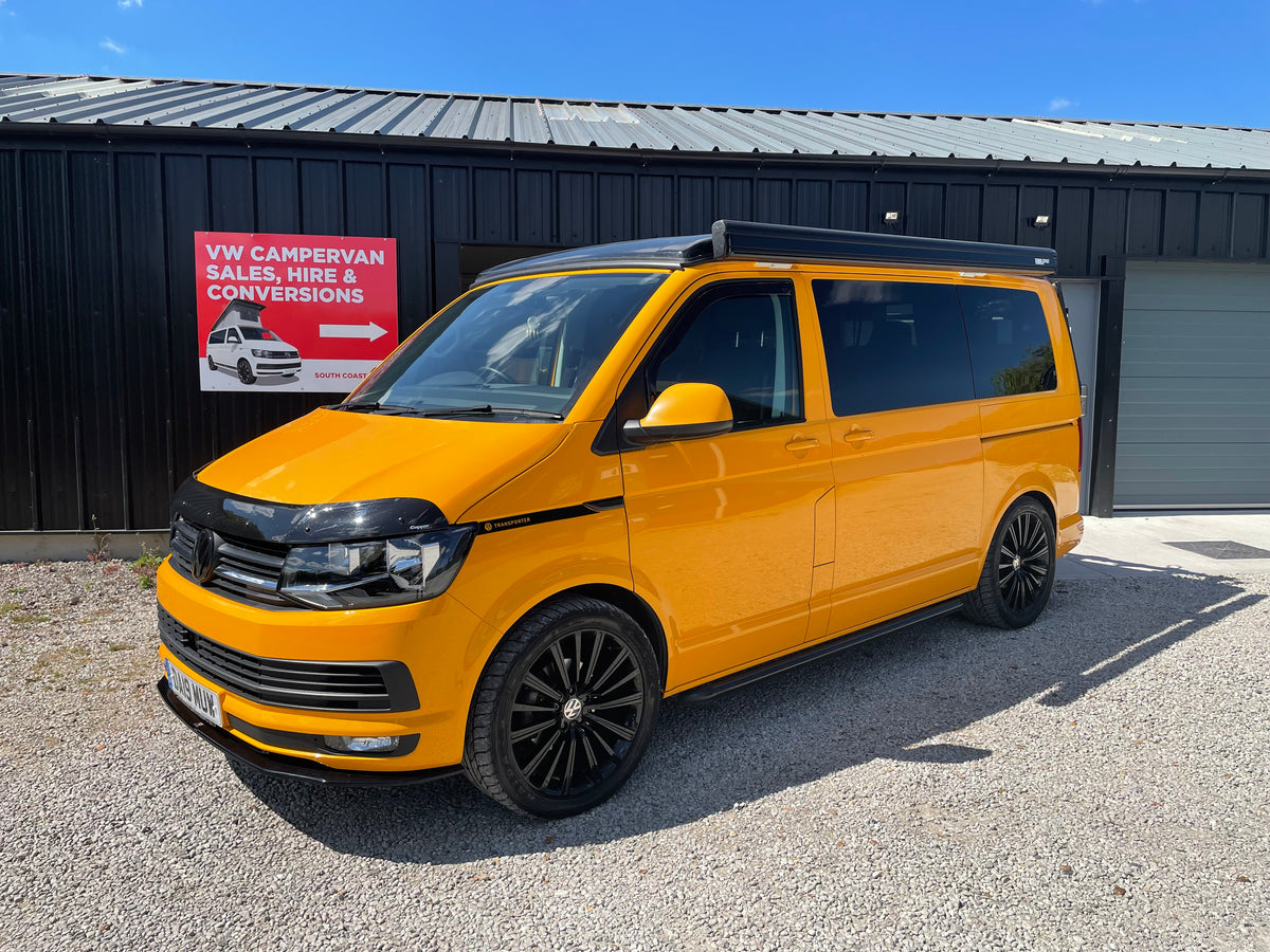VW Highline T6 Campervan in Yellow