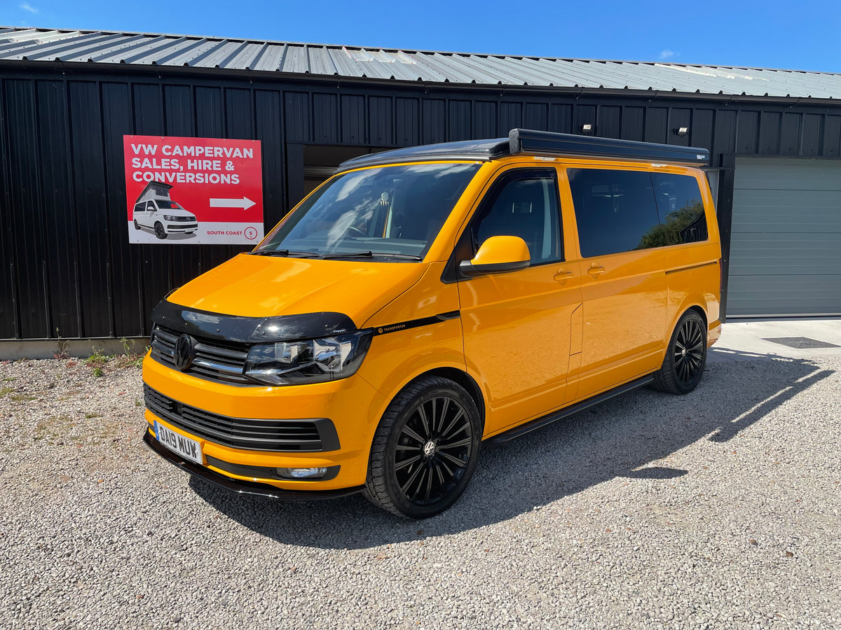 VW Highline T6 Campervan in Yellow