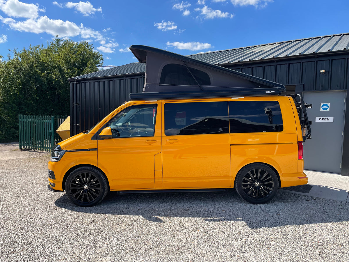 VW Highline T6 Campervan in Yellow