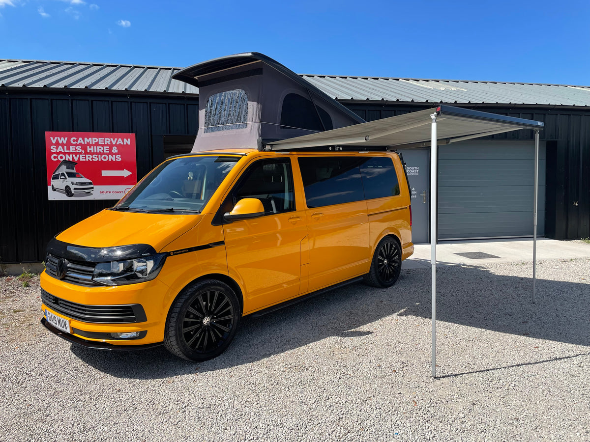 VW Highline T6 Campervan in Yellow