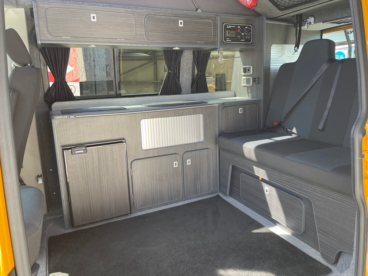 VW Highline T6 Campervan in Yellow