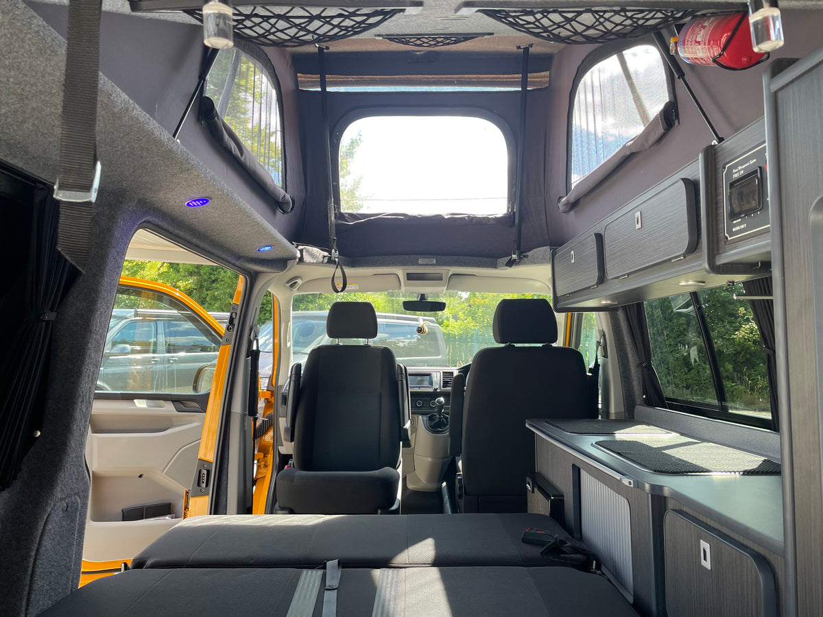 VW Highline T6 Campervan in Yellow