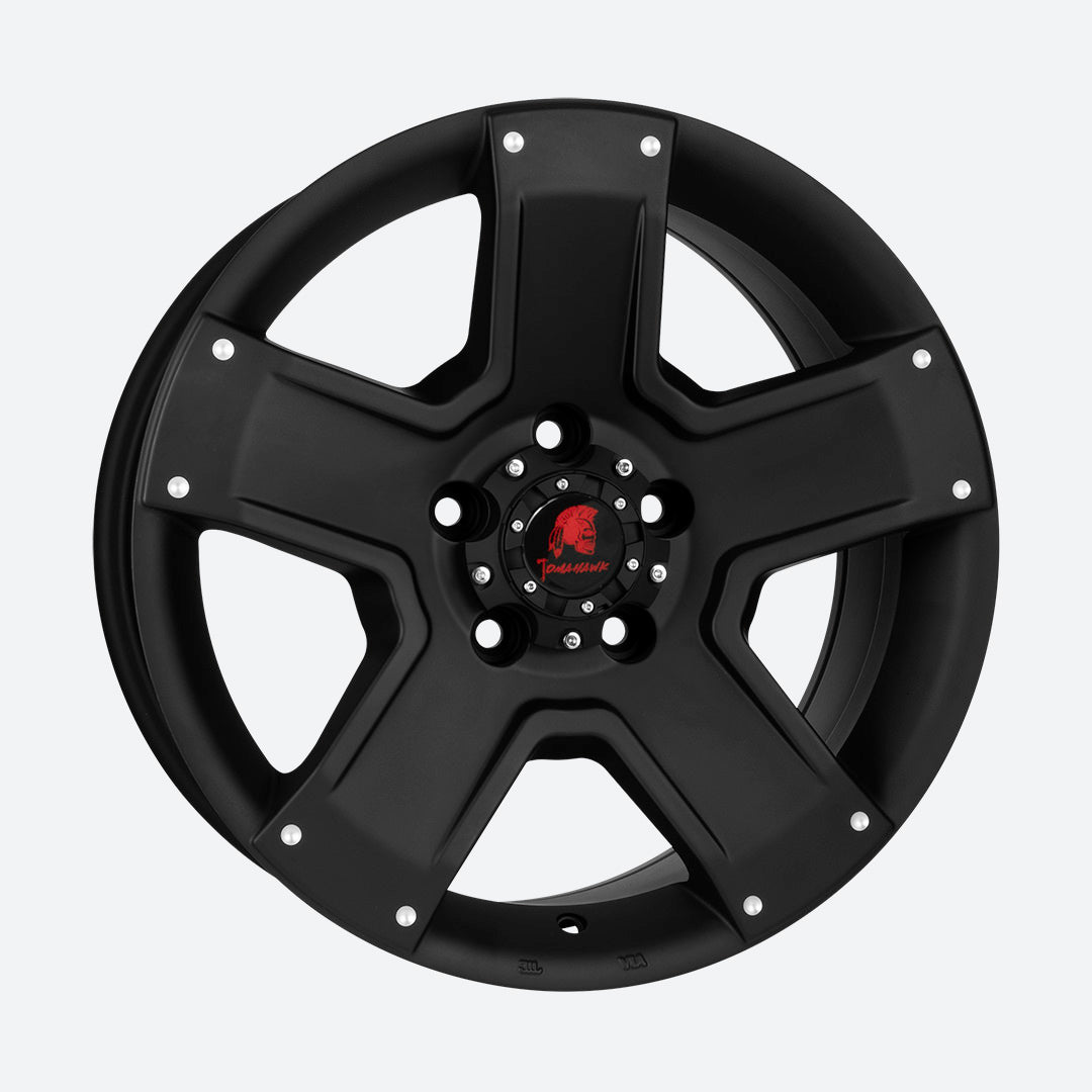 Tomahawk Outlaw alloy wheels in Matt Black